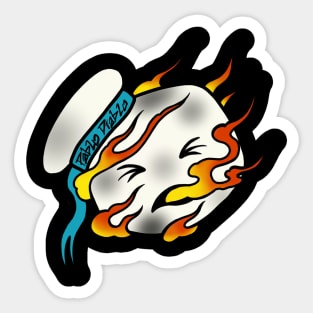 Toasted Marshmallow Man Sticker